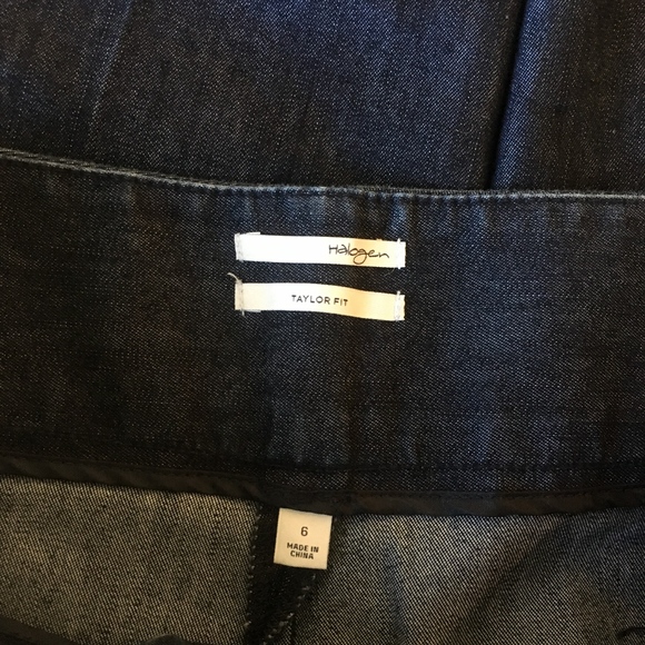 Halogen Womens Dark Blue Wash Taylor Fit Pants - Picture 4 of 4